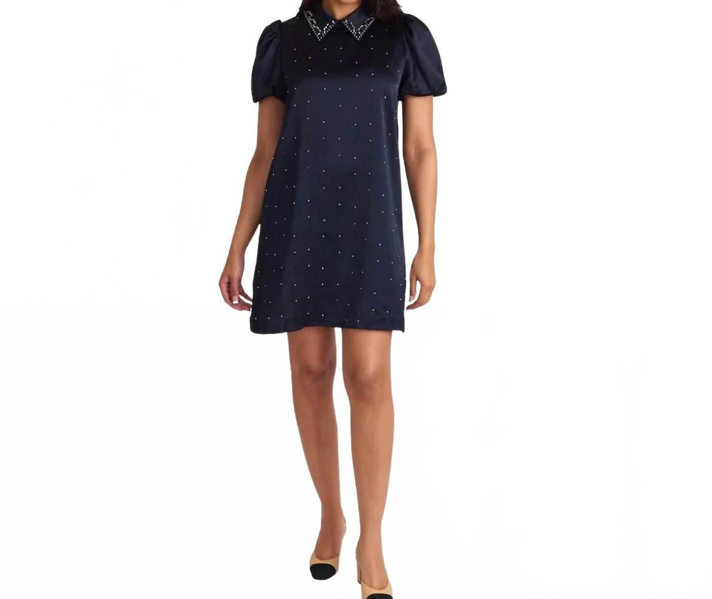 NEW S'EDGE autumn mini dress in onyx